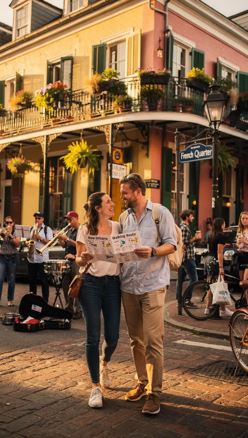 Zatrzymanie się przy wodospadzie otoczonym zielenią.